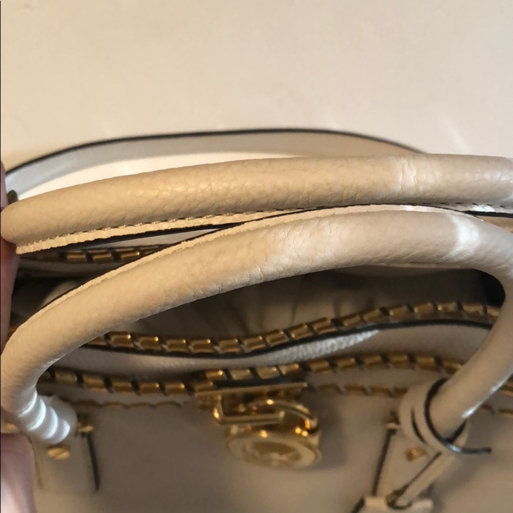 White and gold Michael Kors bag - Picture 4 of 5